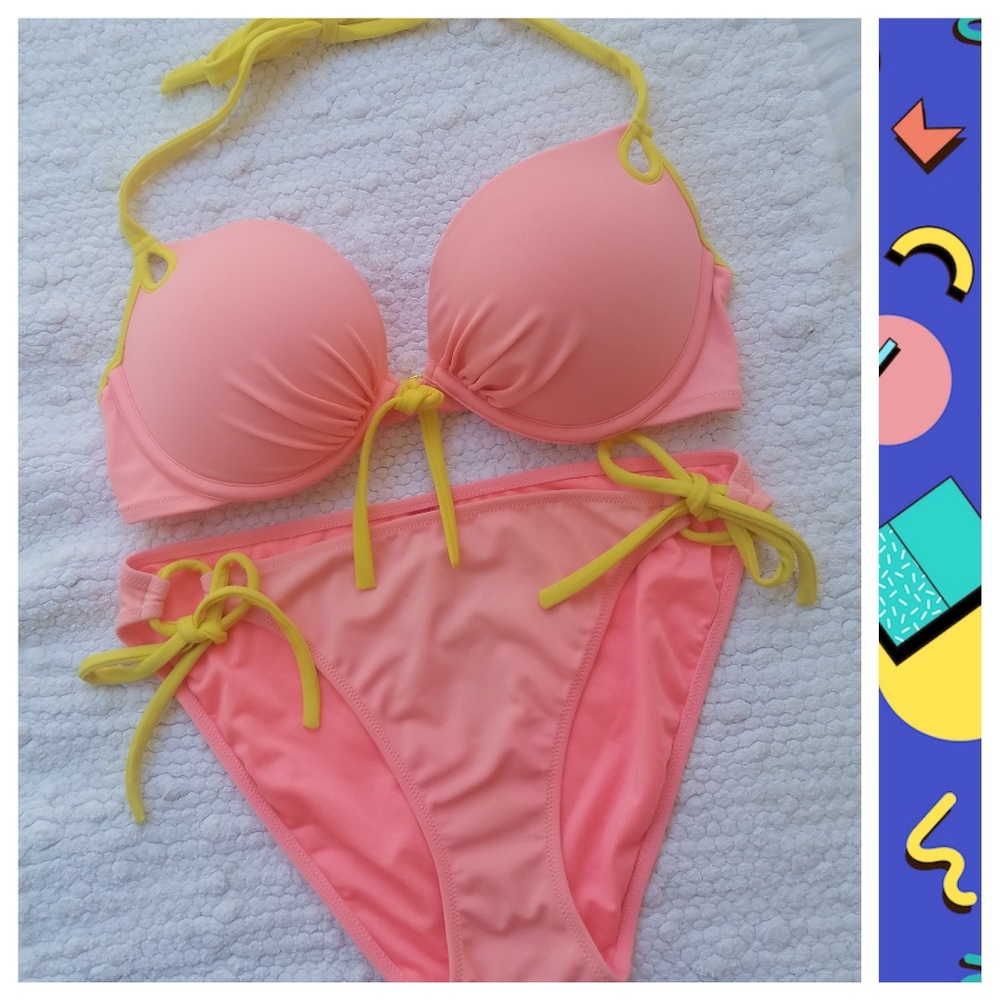 SOLD! Victoria Secret Bombshell RARE Coral Bikini